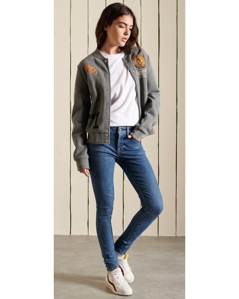 SUPERDRY MID RISE SKINNY ΠΑΝΤΕΛΟΝΙ ΓΥΝΑΙΚΕΙΟ - SD0APW7010647A000000