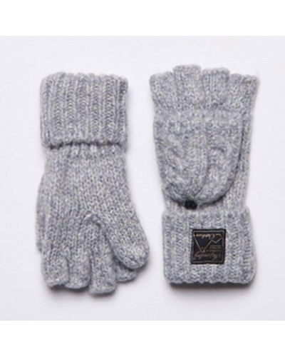 SUPERDRY TWEED CABLE GLOVE ΑΞΕΣΟΥΑΡ ΓΥΝΑΙΚΕΙΟ - SD0ACW9310039A000000