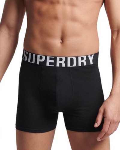 SUPERDRY BOXER DUAL LOGO DOUBLE PACK ΕΣΩΡΟΥΧΟ ΑΝΔΡΙΚΟ - SD0APM3110340A000000