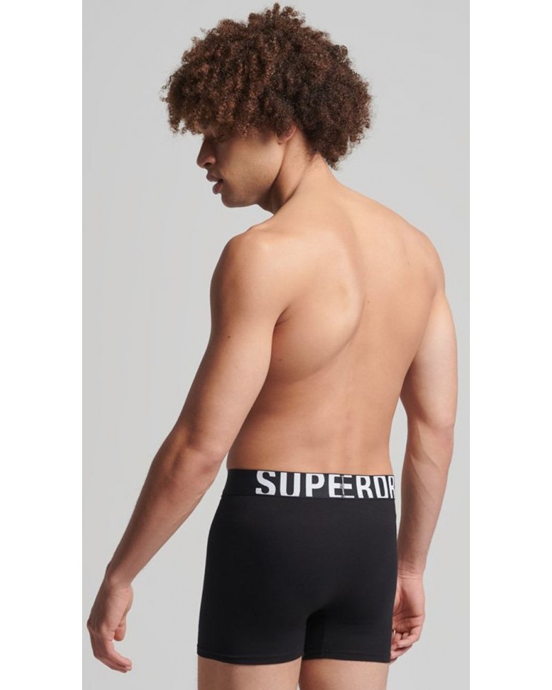 SUPERDRY BOXER DUAL LOGO DOUBLE PACK ΕΣΩΡΟΥΧΟ ΑΝΔΡΙΚΟ - SD0APM3110340A000000