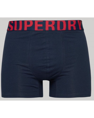 SUPERDRY BOXER DUAL LOGO DOUBLE PACK ΕΣΩΡΟΥΧΟ ΑΝΔΡΙΚΟ - SD0APM3110340A000000
