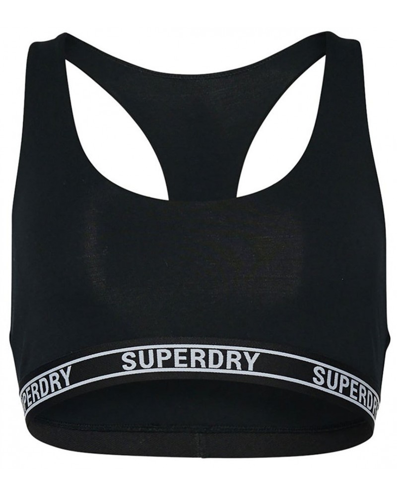 SUPERDRY D1 SDRY MULTI LOGO CROP BRALETTE ΓΥΝΑΙΚΕΙΟ - SD0APW3110357A000000