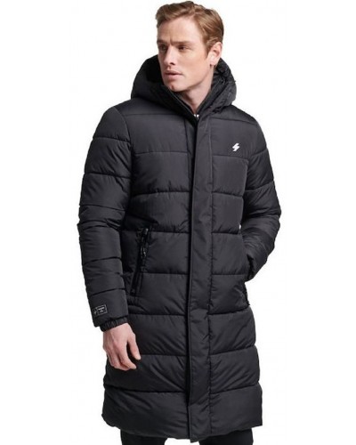 SUPERDRY D2 CODE SL HOODED LONGLINE PUFFER ΜΠΟΥΦΑΝ ΑΝΔΡΙΚΟ - SD0APM5011513A000000