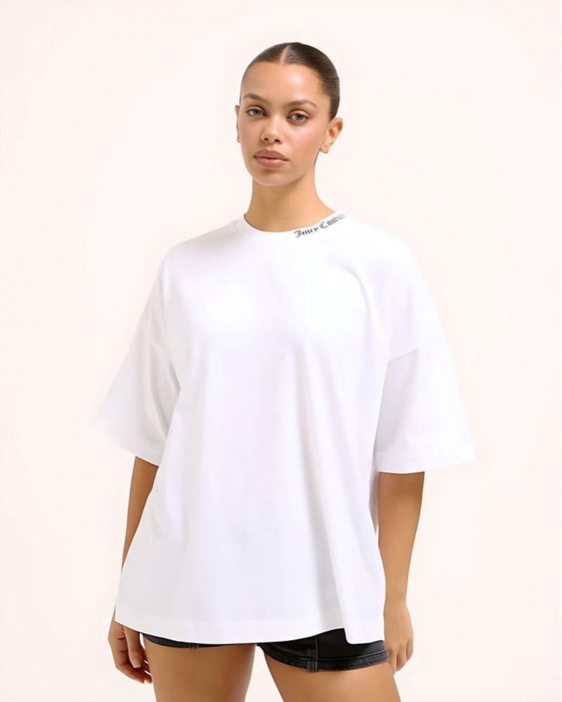 JUICY LARGE LOGO BOYFRIEND TEE - JCTES09-117 JUICY LARGE LOGO BOYFRIEND TEE - JCTES09-117