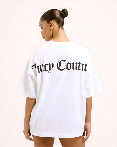 JUICY LARGE LOGO BOYFRIEND TEE - JCTES09-117 JUICY LARGE LOGO BOYFRIEND TEE - JCTES09-117