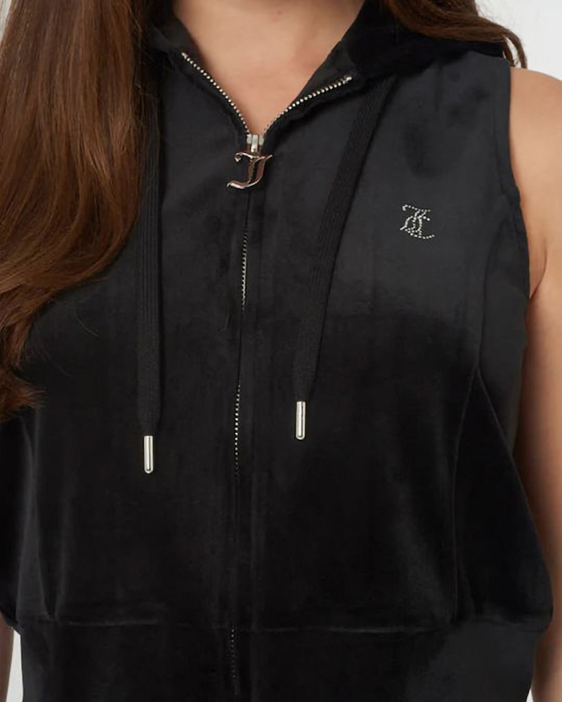 JUICY GILLY VELOUR GILET - JCWGL23308