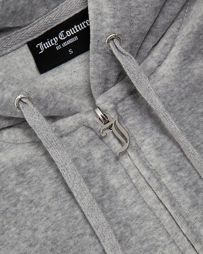 JUICY HALAN OVERSIZED ZIP THRU HOODIE - JCWAS24342-126 JUICY HALAN OVERSIZED ZIP THRU HOODIE - JCWAS24342-126