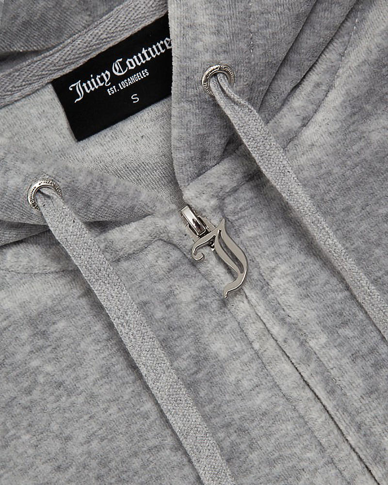 JUICY HALAN OVERSIZED ZIP THRU HOODIE - JCWAS24342-126 JUICY HALAN OVERSIZED ZIP THRU HOODIE - JCWAS24342-126