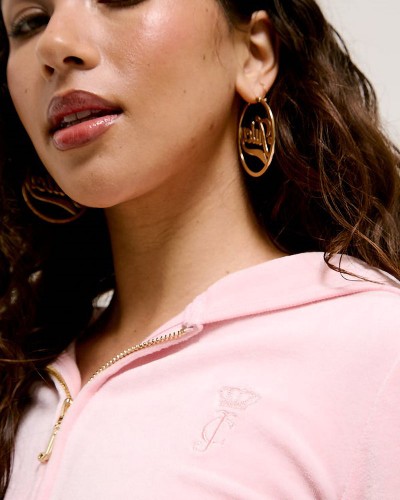 JUICY HERITAGE ROBYN HOODIE - JCSEBJ007G-105 JUICY HERITAGE ROBYN HOODIE - JCSEBJ007G-105