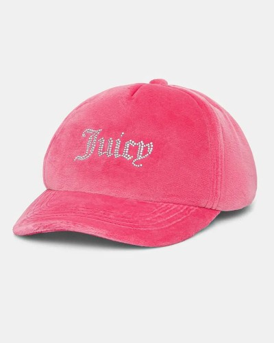JUICY VERONICA VELOUR & DIAMANTE BASEBALL - JCAWH224702-679 JUICY VERONICA VELOUR & DIAMANTE BASEBALL - JCAWH224702-679