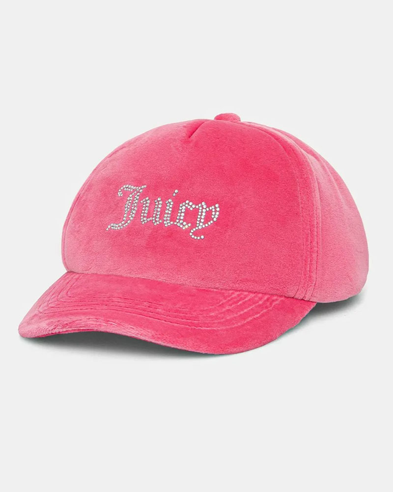 JUICY VERONICA VELOUR & DIAMANTE BASEBALL - JCAWH224702-679 JUICY VERONICA VELOUR & DIAMANTE BASEBALL - JCAWH224702-679