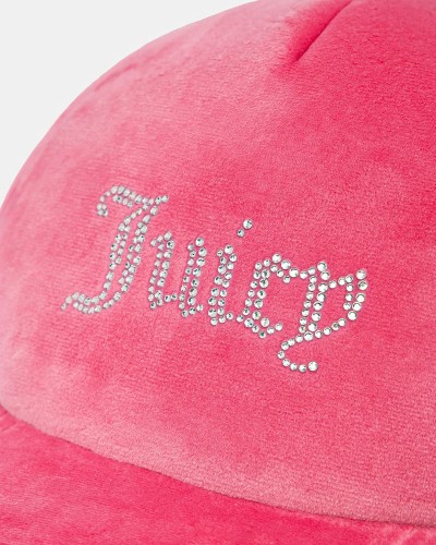 JUICY VERONICA VELOUR & DIAMANTE BASEBALL - JCAWH224702-679 JUICY VERONICA VELOUR & DIAMANTE BASEBALL - JCAWH224702-679