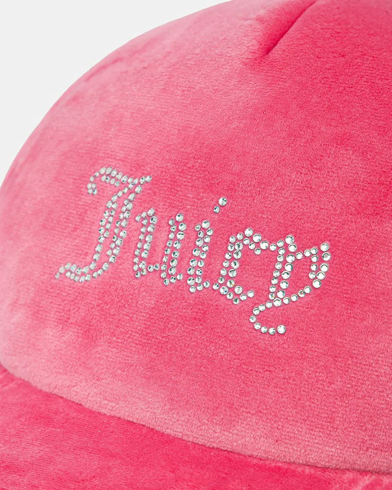 JUICY VERONICA VELOUR & DIAMANTE BASEBALL - JCAWH224702-679 JUICY VERONICA VELOUR & DIAMANTE BASEBALL - JCAWH224702-679