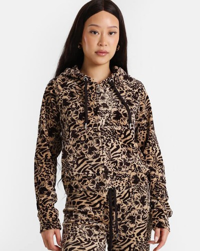 JUICY JUICY HIBISCUS MADISON AOP HOODIE - JCWAS125329-786 JUICY JUICY HIBISCUS MADISON AOP HOODIE - JCWAS125329-786