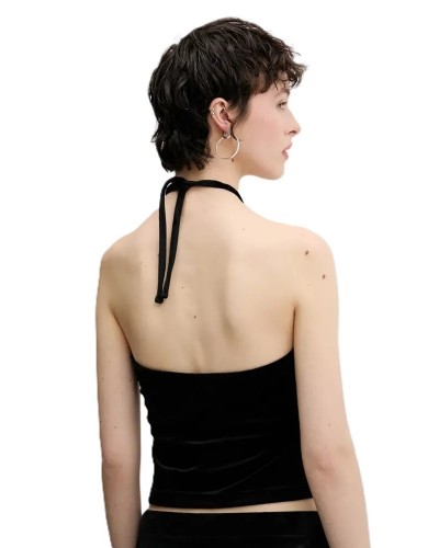 JUICY HALTER RUCHE TOP - JCWCT125325-101 JUICY HALTER RUCHE TOP - JCWCT125325-101