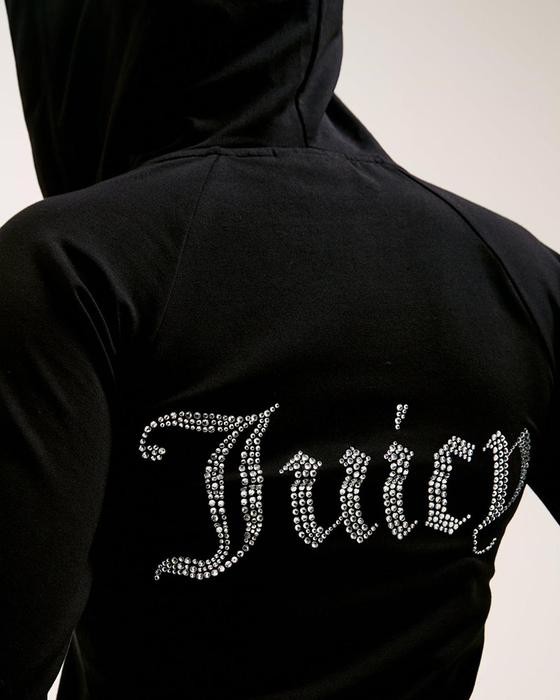 JUICY SINGLE JERSEY OLA HOODIE - JCWAS125310-101 JUICY SINGLE JERSEY OLA HOODIE - JCWAS125310-101