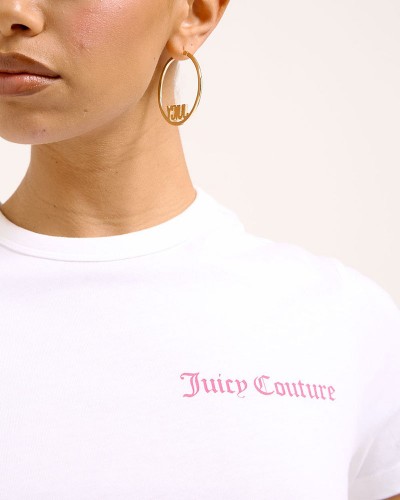 JUICY LA BEACH GIRLFRIEND T-SHIRT - JCWCT125319-117 JUICY LA BEACH GIRLFRIEND T-SHIRT - JCWCT125319-117