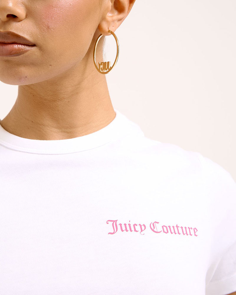JUICY LA BEACH GIRLFRIEND T-SHIRT - JCWCT125319-117 JUICY LA BEACH GIRLFRIEND T-SHIRT - JCWCT125319-117