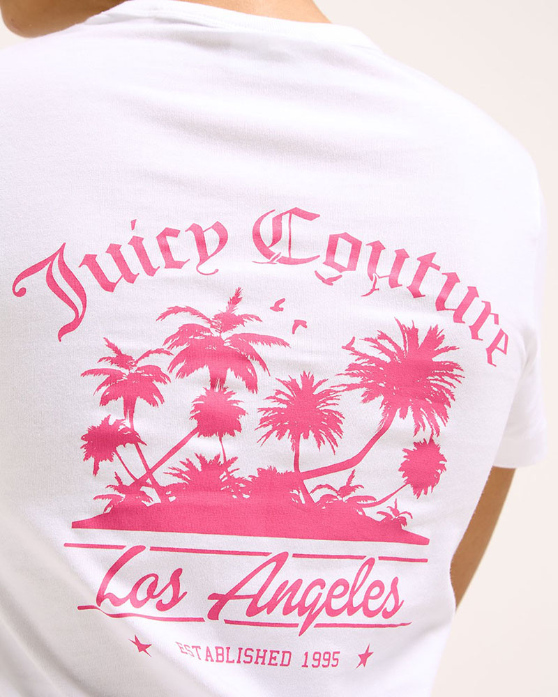 JUICY LA BEACH GIRLFRIEND T-SHIRT - JCWCT125319-117 JUICY LA BEACH GIRLFRIEND T-SHIRT - JCWCT125319-117