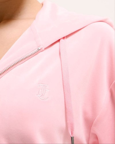 JUICY HALAN OVERSIZED ZIP THRU HOODIE - JCWAS24342-105 JUICY HALAN OVERSIZED ZIP THRU HOODIE - JCWAS24342-105