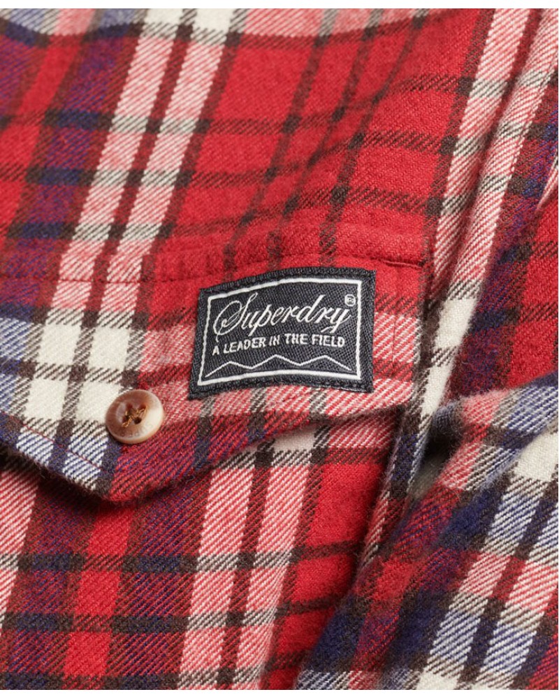 SUPERDRY D3 VINTAGE HERITAGE CHECK SHIRT ΜΠΛΟΥΖΑ ΓΥΝΑΙΚΕΙΟ - SD0APW4010299A000000