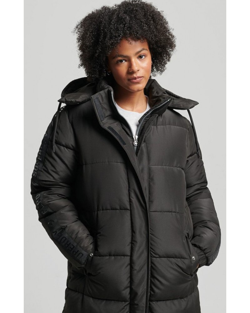 SUPERDRY D2 CODE SL HOODED TAPE LL PUFFER ΜΠΟΥΦΑΝ ΓΥΝΑΙΚΕΙΟ - SD0APW5011394A000000