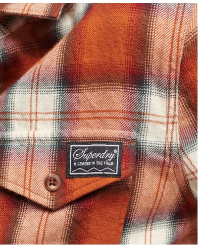 SUPERDRY D3 VINTAGE HERITAGE CHECK SHIRT ΜΠΛΟΥΖΑ ΓΥΝΑΙΚΕΙΟ - SD0APW4010299A000000