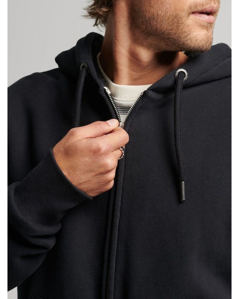 SUPERDRY BORG LINED ZIP HOOD ΦΟΥΤΕΡ ΑΝΔΡΙΚΟ - SD0APM2012346A000000