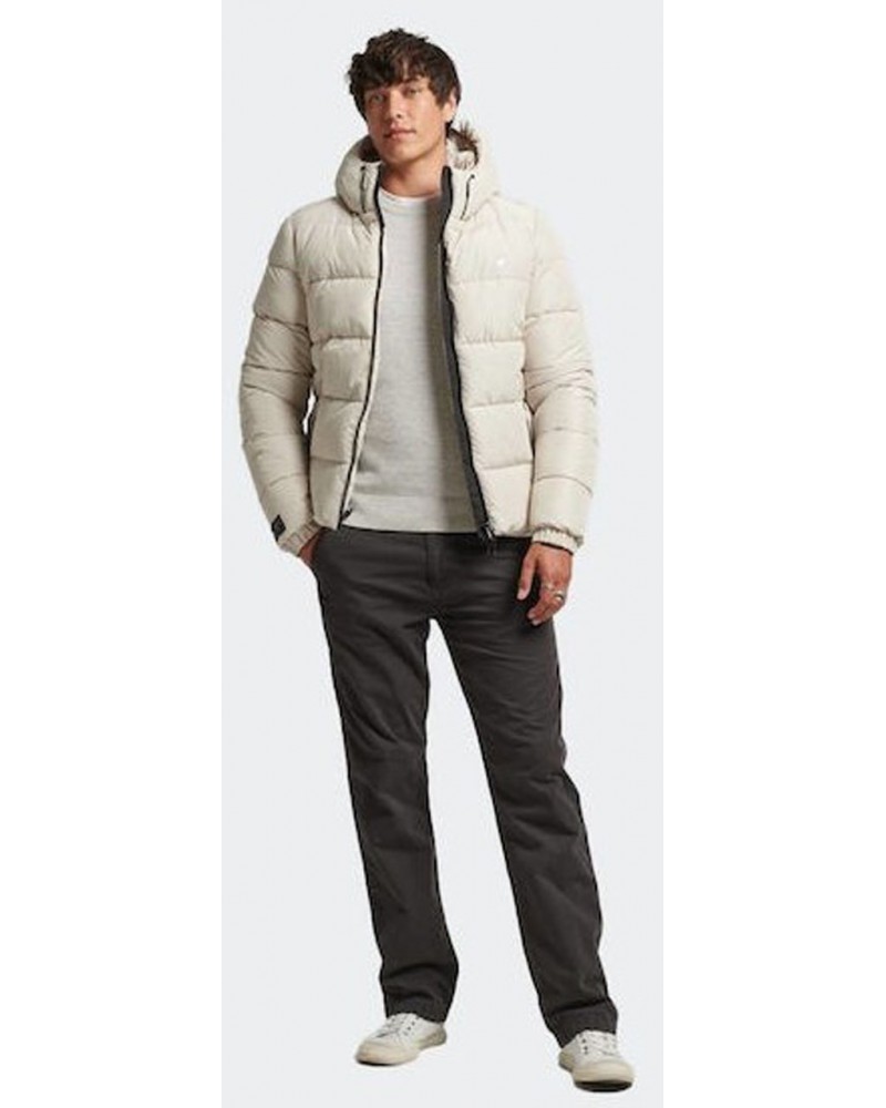 SUPERDRY HOODED SPORTS PUFFER ΜΠΟΥΦΑΝ ΑΝΔΡΙΚΟ - SD0APM5011212A000000