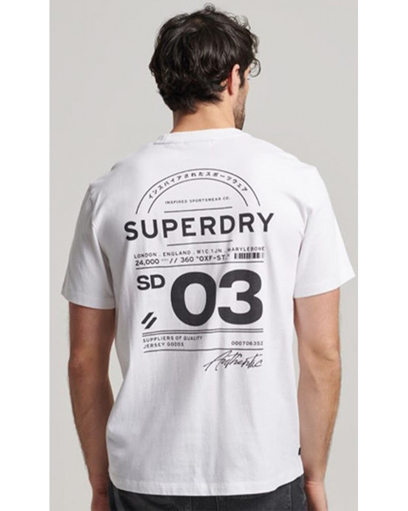 SUPERDRY CODE STACKED LOGO TEE ΜΠΛΟΥΖΑ ΑΝΔΡΙΚΟ - SD0APM1011558A000000