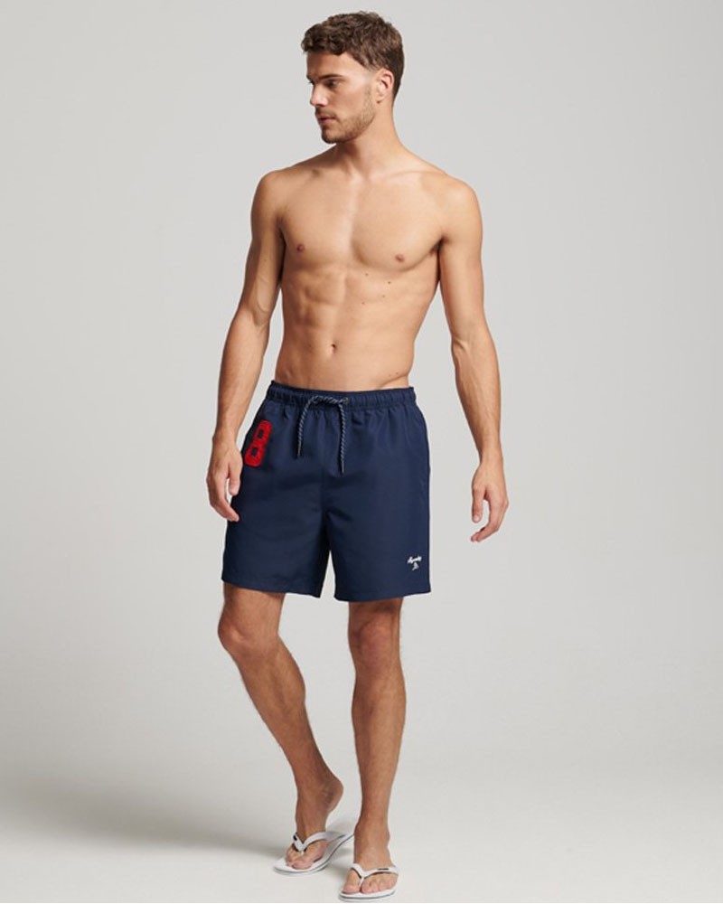 SUPERDRY VINTAGE POLO SWIMSHORT ΜΑΓΙΟ ΑΝΔΡΙΚΟ - SD0APM3010220A000000