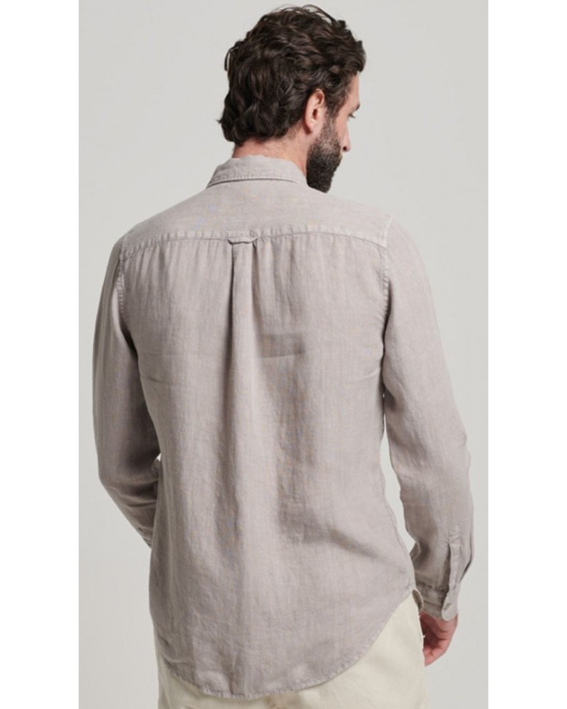 SUPERDRY STUDIOS CASUAL LINEN L/S SHIRT ΠΟΥΚΑΜΙΣΟ ΑΝΔΡΙΚΟ - SD0APM4010607A000000