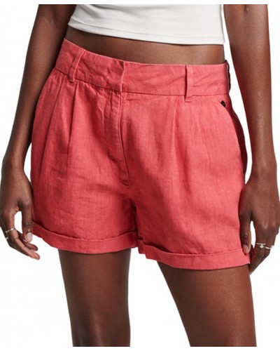 SUPERDRY STUDIOS OVERDYED LINEN SHORT ΣΟΡΤΣ ΓΥΝΑΙΚΕΙΟ - SD0APW7110331A000000