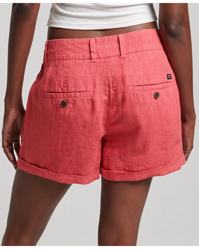 SUPERDRY STUDIOS OVERDYED LINEN SHORT ΣΟΡΤΣ ΓΥΝΑΙΚΕΙΟ - SD0APW7110331A000000