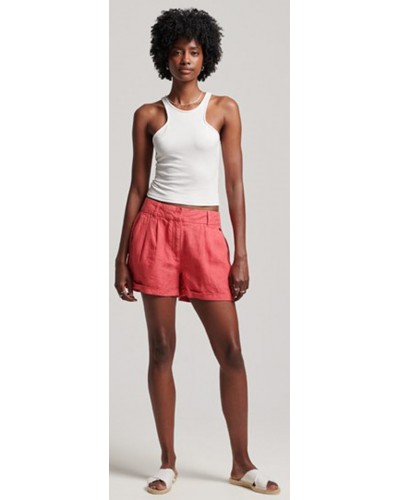 SUPERDRY STUDIOS OVERDYED LINEN SHORT ΣΟΡΤΣ ΓΥΝΑΙΚΕΙΟ - SD0APW7110331A000000