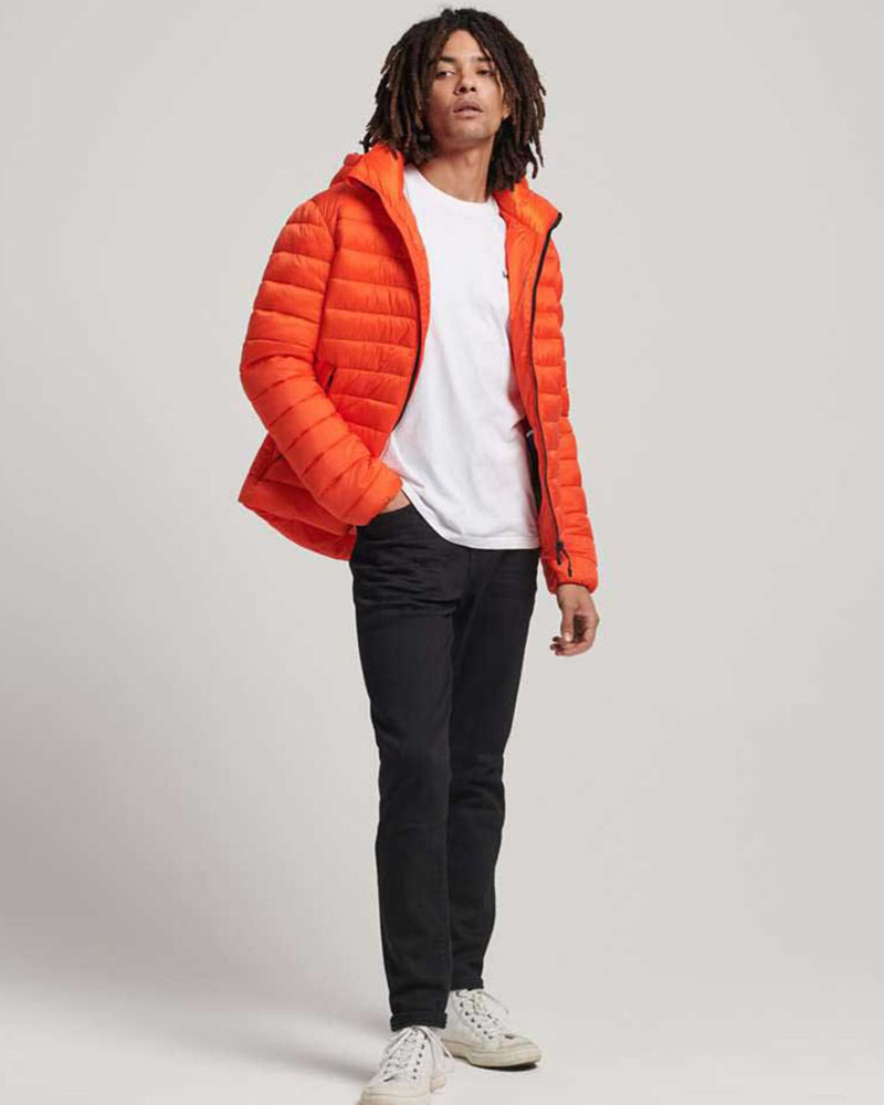 SUPERDRY D3 SDCD HOODED FUJI SPORT PADDED JKT ΜΠΟΥΦΑΝ ΑΝΔΡΙΚΟ - SD0APM5011821A000000