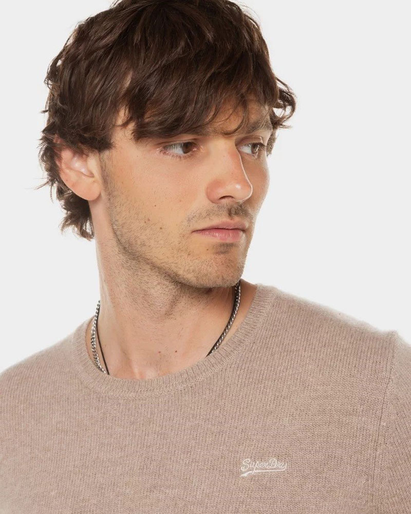 SUPERDRY D5 OVIN ESSENTIAL SLIM FIT CREW JUMPER ΠΛΕΚΤΟ ΑΝΔΡΙΚΟ - SD0APM6110564A000000 SUPERDRY D5 OVIN ESSENTIAL SLIM FIT CREW JUMPER ΠΛΕΚΤΟ ΑΝΔΡΙΚΟ - SD0APM6110564A000000