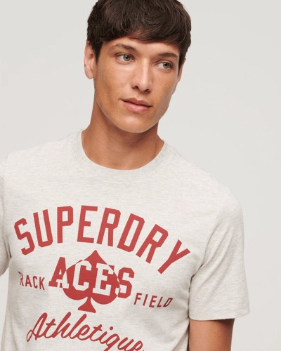 SUPERDRY D3 OVIN ATHLETIC COLLEGE GRAPHIC TEE ΜΠΛΟΥΖΑ ΑΝΔΡΙΚΟ - SD0APM1011765A000000