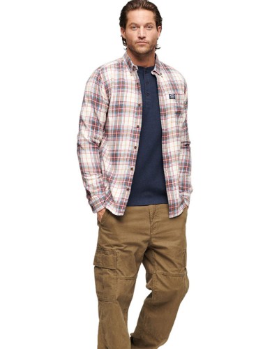 SUPERDRY D2 OVIN L/S COTTON LUMBERJACK SHIRT ΠΟΥΚΑΜΙΣΟ ΑΝΔΡΙΚΟ - SD0APM4010727A000000