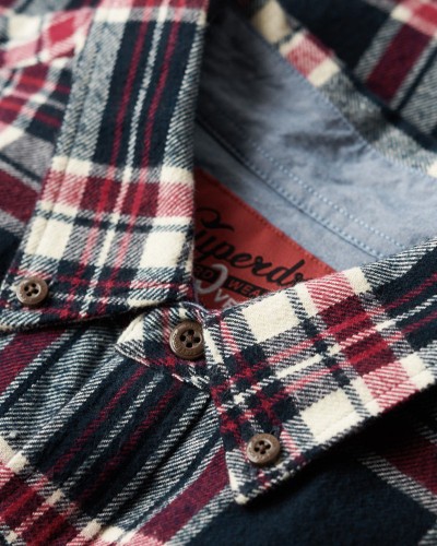 SUPERDRY D2 OVIN L/S COTTON LUMBERJACK SHIRT ΠΟΥΚΑΜΙΣΟ ΑΝΔΡΙΚΟ - SD0APM4010727A000000