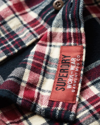 SUPERDRY D2 OVIN L/S COTTON LUMBERJACK SHIRT ΠΟΥΚΑΜΙΣΟ ΑΝΔΡΙΚΟ - SD0APM4010727A000000