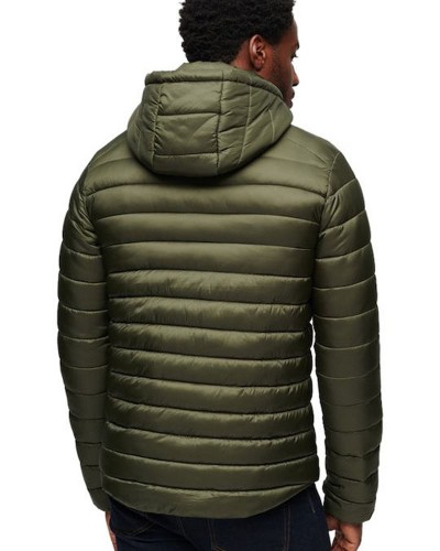 SUPERDRY D3 SDCD HOODED FUJI SPORT PADDED JKT ΜΠΟΥΦΑΝ ΑΝΔΡΙΚΟ - SD0APM5011821A000000