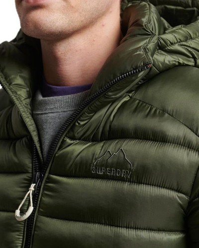 SUPERDRY D3 SDCD HOODED FUJI SPORT PADDED JKT ΜΠΟΥΦΑΝ ΑΝΔΡΙΚΟ - SD0APM5011821A000000