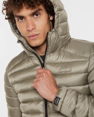 SUPERDRY D3 SDCD HOODED FUJI SPORT PADDED JKT ΜΠΟΥΦΑΝ ΑΝΔΡΙΚΟ - SD0APM5011821A000000