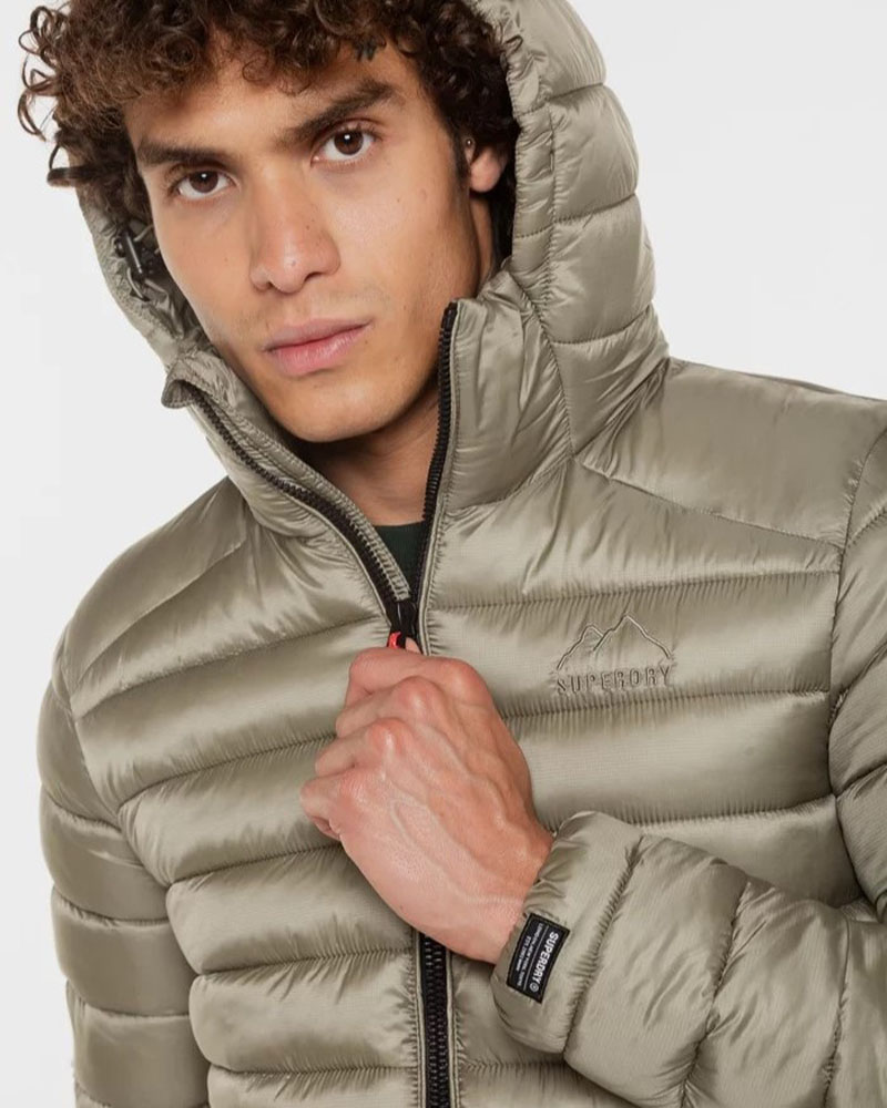 SUPERDRY D3 SDCD HOODED FUJI SPORT PADDED JKT ΜΠΟΥΦΑΝ ΑΝΔΡΙΚΟ - SD0APM5011821A000000