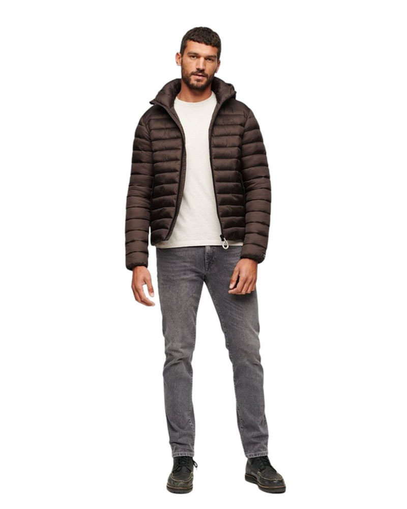 SUPERDRY D3 SDCD HOODED FUJI SPORT PADDED JKT ΜΠΟΥΦΑΝ ΑΝΔΡΙΚΟ - SD0APM5011821A000000