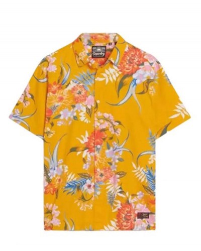 SUPERDRY HAWAIIAN BOX FIT SHIRT ΠΟΥΚΑΜΙΣΟ ΑΝΔΡΙΚΟ - SD0APM4010353A000000