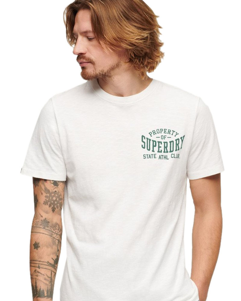 SUPERDRY D2 NONE ATHLETIC COLLEGE GRAPHIC TEE ΜΠΛΟΥΖΑ ΑΝΔΡΙΚΟ - SD0APM1011903A000000