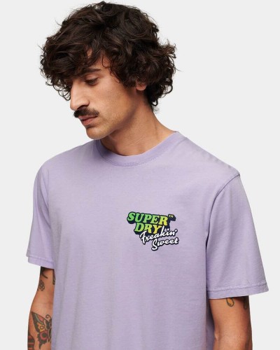 SUPERDRY D2 OVIN NEON TRAVEL CHEST LOOSE TEE ΜΠΛΟΥΖΑ ΑΝΔΡΙΚΟ - SD0APM1011907A000000