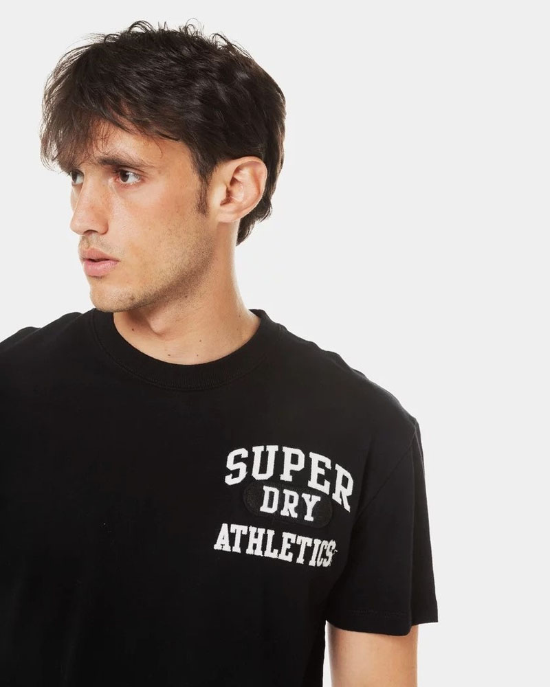 SUPERDRY D3 OVIN EMB SUPERSTATE ATH LOGO TEE ΜΠΛΟΥΖΑ ΑΝΔΡΙΚΟ - SD0APM1011914A000000